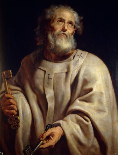 Der Heilige Petrus als Papst von Peter Paul Rubens